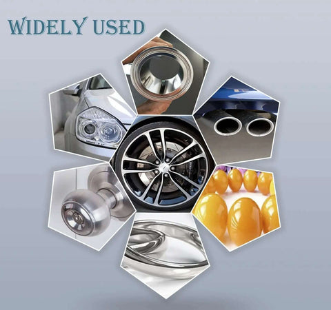 Pro Grade Drill Buffing Wheel Kit With 19 Piece Polishing Set Including polished vehicle headlights and chrome details