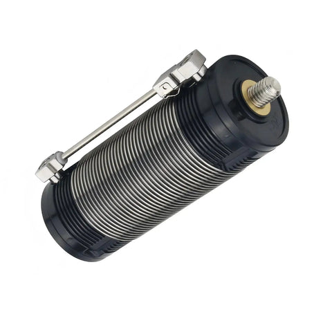 Induction Coil For JPC-12 And JPC-7 HF Vertical Antenna With Enhanced Sensing Coil And Spring Contact, black cylindrical design