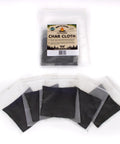 Wilderness Survival Char Cloth 5 Pack Fire Starting Kit For Camping Hiking And Emergency Fire Making With Instant Ignite Long Lasting Burn