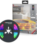Smart Multicolor LED Light Strip 6.5 Feet With App Control And Dimmable Color Changing Lighting For Home Ambience packaging and reel