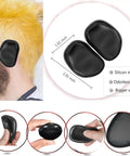 18 Piece At Home Hair Dye Kit With Bowl Brush Agitator Dye Comb Clips Caps Gloves Earmuffs And Storage Bag ear muffs
