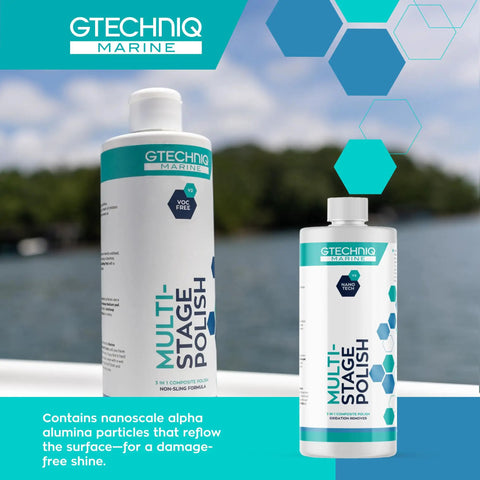 Boat Polish That Cleans Shines And Restores Gelcoat And Topcoat For Boats Fast Acting 3 In 1 Cleaner Delivers Ultra High Gloss Gentle
