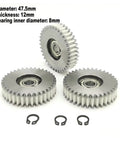36 Tooth Steel And Nylon Planetary Gear Replacement Part 47.5X12mm for high torque ebike motors with circlips