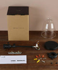 Vintage Industrial Wall Sconce With On Off Switch And Clear Glass Shade Indoor Vanity Light parts layout.
