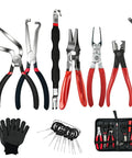 Electrical Disconnect Pliers Kit For Cars Trucks And SUVs Must Have Pro Grade 10 Piece Comprehensive Tool Set displayed.
