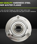 Rear Wheel Bearing Hub Assembly 5 Lug With ABS Direct Fit Replacement For Chevrolet Malibu G6 Cobalt HHR And More Fits Multiple GM Models Easy Drop In 512285 Premium Auto Parts