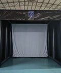 Inflatable Portable Golf Simulator Tent With Curtain For Indoor Practice Swing Projector Not Included Easy Setup