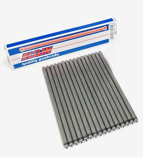 Street Tough Stock Pushrods And Hydraulic Flat Tappet Valve Lifters For Chevy GM Small Block V8 Engine Rebuild Includes 16 Push Rods