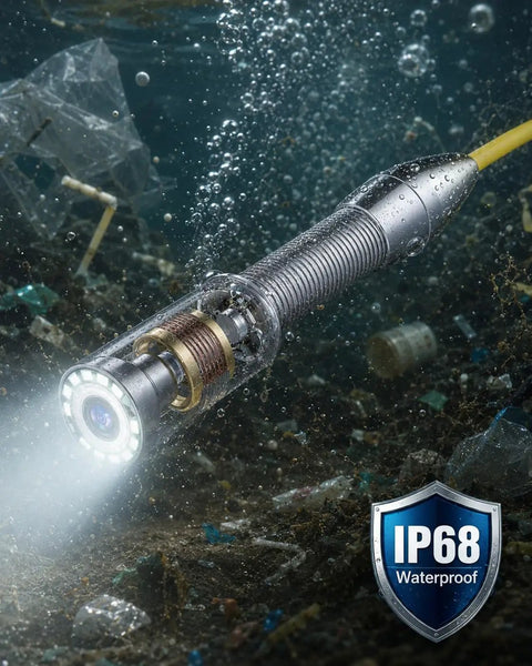 512Hz Locator Kit for Sewer Inspection Camera With 512Hz Transmitter And Self Leveling Head, IP68 Waterproof in underwater environment