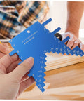 Table Saw Setup Blocks And Depth Gauge Aluminum Alloy Woodworking Small Square For Blade Height And Cutter Depth Crosscut Sled Guide Router Table Accessory You Can Rely On in use on wooden surface