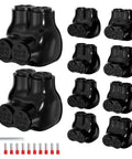 2 Port Insulated Multi Tap Wire Connector For 2 AWG To 14 AWG Aluminum To Copper Wire Adapters With Single Side Entry Slotted Allen Hex Heavy Duty Electrical Cable Connectors 10 Pack