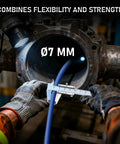 Heavy Duty Sewer Camera With 100ft Self Leveling Drain Scope And 9 Inch HD Screen DVR Recording 512Hz Transmitter Real Time Feed Night Vision Waterproof Pipe Inspection Kit For Home And Pro, 7 mm pipe check