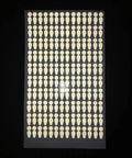 Sheet of Reflective Dot Stickers For Golf Launch Monitors That Track Club Head Data With Catadioptric Glass Beads Embedded