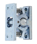 Spring Loaded Door Stop Catch with Heavy Duty Double Roller Ball Latch Release Clamp for Sliding Doors, Zinc Alloy