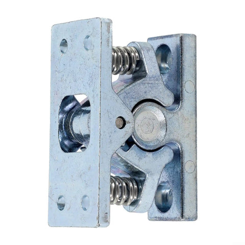 Spring Loaded Door Stop Catch with Heavy Duty Double Roller Ball Latch Release Clamp for Sliding Doors, Zinc Alloy
