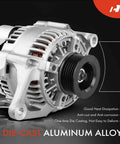 Alternator Replacement For Dodge Dakota 2.5L 1999 2000 And Jeep Cherokee TJ Wrangler 2.5L 4.0L 12V 117A Six Groove Pulley