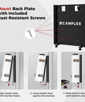 Quick Release Mounting Bracket For AY132 Portable Water Heater installation instructions with anti vibration pads, rust-resistant screws.