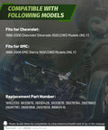 Hydraulic Power Steering Rack And Pinion Assembly For 2WD Front Steering Replacement For 1999 2006 Chevrolet Silverado 1500 And 1999 2006 GMC Sierra 1500 2WD compatibility chart and part numbers