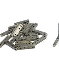 20 Pack Small Wooden Box Hinges With Screws, 90 Degree Folding Bronze Hinges For Jewelry Boxes And Tiny Furniture, pile view