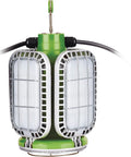 16000 Lumen Temporary LED Work Light With Four Pivoting Panels And 360 Degree Beam Spring Loaded Quick Mount Hook