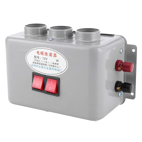 Kick The Winter Chill Fast With Compact 12V Car Heater 400W To 600W Dual Gear Switch Triple Air Outlets Low Noise Warmer with switches.