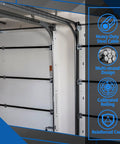 Heavy Duty Double Loop Garage Door Extension Springs Bundle With 3 Inch Pulleys And Extension Cables For Seven Foot Doors