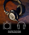 M50X Pro Studio Headphones With Detachable Cable Black Studio Grade Sound That Pros Rave About Crystal Clear Clarity Across Frequencies