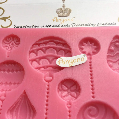 Silicone Hot Air Balloon Baking Molds For Cakes And Ornaments Christmas Cookie Candy Mold Bake Like A Boss With Sugarpaste Marzipan And Petal Paste Pro Level Cake Decorating Tool