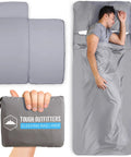 Ultra Lightweight Sleeping Bag Liner For Adults Travel Sleep Sack And Hotel Sheets Keeps Your Gear Clean And Fresh