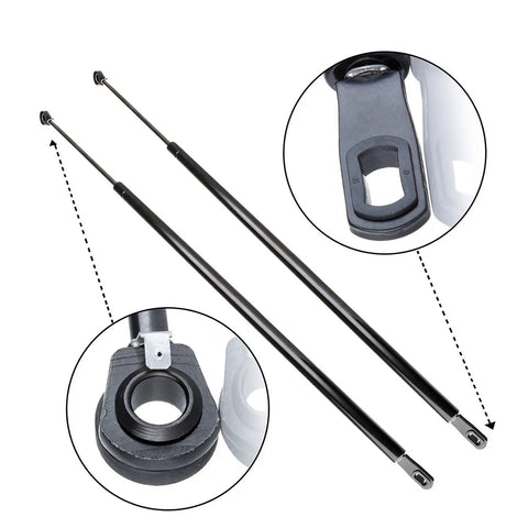 2 Pack Rear Liftgate Hatch Lift Supports Shocks Gas Springs For 1982 To 1992 Pontiac Firebird And Chevrolet Camaro Fits Left And Right Hatch Spoiler Or Wiper SG130001 8195287 10264 black rods with end fittings