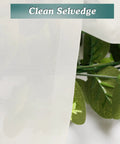 Close-up of Sheer Curtain Tiers 2 Piece Set, Light Filtering Voile Window Curtains 42W X 24L Inches, Rod Pocket, Ivory.