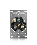 Built Like A Tank UL Listed NEMA 10 50R Receptacle 50 Amp 125 250V Heavy Duty Female Plug for Dryers, Ranges, Welder.