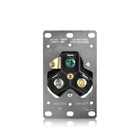 Built Like A Tank UL Listed NEMA 10 50R Receptacle 50 Amp 125 250V Heavy Duty Female Plug for Dryers, Ranges, Welder.
