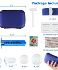 Go To Outdoor Bite And Sting Suction Kit components shown with blue case and accessories