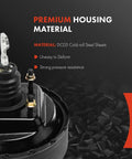 Kickin Ass Vacuum Brake Booster For Jeep Cherokee Comanche Wagoneer 1985 To 1990 close-up of premium DC03 cold-roll steel housing.