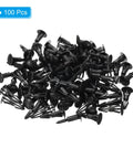 Slick 100 Piece PCB Support Spacers And Rock Solid PC Board Standoffs Featuring Snug Eight Millimeter Height Plastic Isolation Columns.