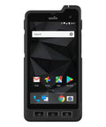 Built Like A Tank This Kickass Dual Sim Unlocked Device Packs 64Gb Storage And Lightning Fast 4G LTE Data Speeds Into A Rugged Black Android Phone Ready For Heavy Duty Use front view.
