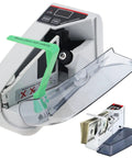 Portable Mini Bill Counter Machine For Cash Currency Lightweight Handy Money Counter Battery Or AC Powered Easy To Use Fast Cash Counting Tool For Small Biz And Tellers