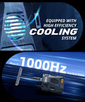 Ranger Micro 2.4GHz ELRS Module for Transmitters with cooling system and 1000Hz update rate, showing long range capability.
