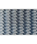 Rock Solid Four By Six Inch Steel Mending Plates For Wood Framing 19 Gauge Heavy Duty Steel Hot Dipped Galvanized Finish top view close-up