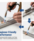 Using Low Temperature Aluminum Welding Rods Set 12 Pack No Flux Required No Fuss For Stainless Steel Iron Copper Easy DIY Welds.