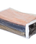 Set Of Ten Clear Vinyl Zippered Storage Bags In 11 By 15 By 4 Inches Durable 4 Mil See Through Organizer Bags Dust And Dirt Resistant