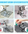 All In One Sewing Machine Cleaning Kit With Tweezers Rippers Screwdrivers Double Headed Brush Lint Brush Silicone Brushes
