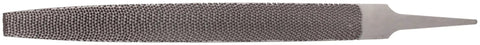 10 Inch Half Round Second Cut Pattern Maker's Cabinet Rasp Number 49 for woodwork, tapered edge, aggressive material removal.