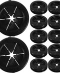 40 Piece Rubber Grommet Kit With Double Sided Hole Plugs For Dope Cable Management Black Wire Protection Durable Desk Grommets For Home Office PC Setup Sturdy Cable Routing Great For DIY Projects, black rubber desk grommets