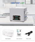 Beat Nasty Grime Like A Pro With This Heavy Duty Ultrasonic Cleaner Featuring A Spacious Ten Liter Tank and Quick Heater.