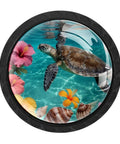 Top Notch Crystal Glass Cabinet Knobs And Drawer Pulls Boasting Sea Turtle Floral Style Super Durable For Kitchen Cupboards Dressers And Wardrobes Straight Fire Home Upgrade 4 Pack with sea turtle and floral design.