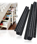 Undermount Heavy Duty Full Extension Drawer Slides Black 32 Inch One Pair, Hidden Ball Bearing Rails, Bottom Mounted Track Guide, 260 Lb Capacity