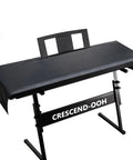 Lux Faux Leather Piano Keyboard Dust Cover With Waterproof Top And Soft Felt Lining, on digital keyboard music stand