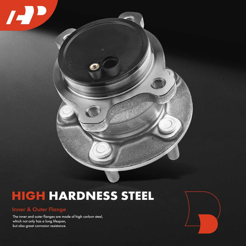 Rear Wheel Bearing And Hub Assembly Pair For Ford Transit Connect 2014 2015 2016 2017 2018 5 Lug Heavy Duty Replacement